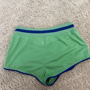 FP Movement by Free People Green Ribbed Shorts